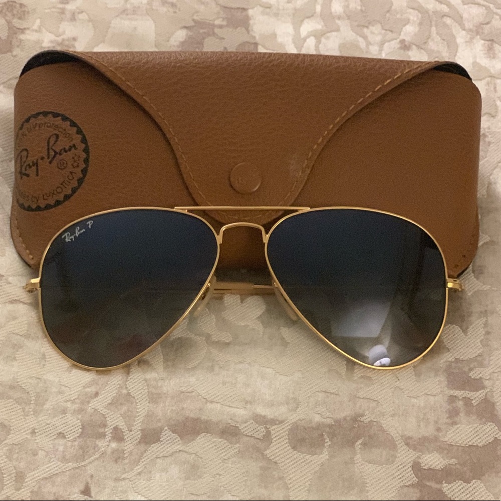 Polarized Ray-Ban Aviator Sunglasses
